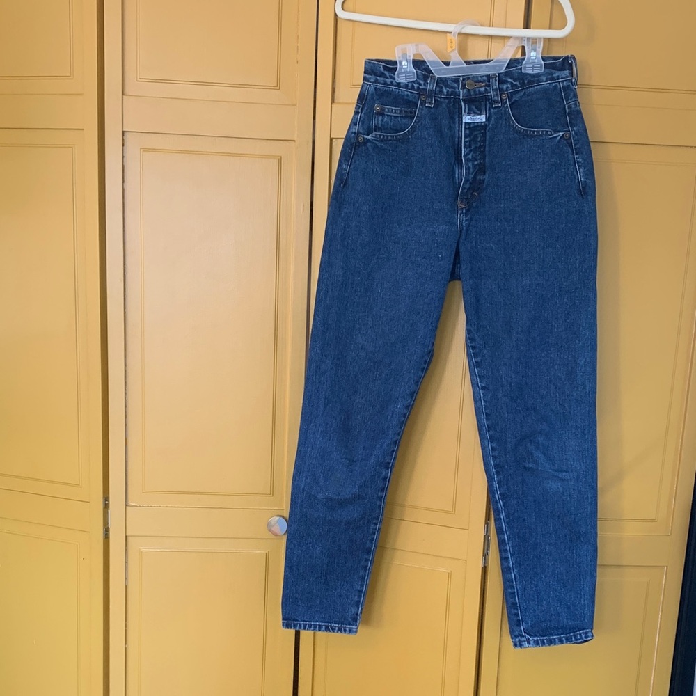 Marithe Francois Girbaud Denim Jeans with Brass Accents